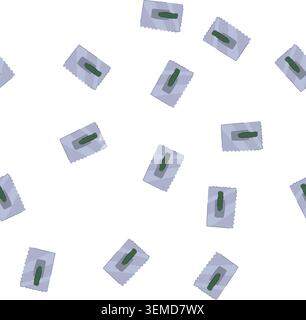 pattern tiles notched trowel cartoon vector Stock Vector