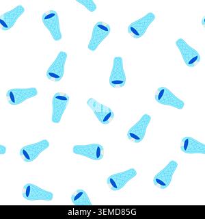 pattern adventure sleeping bag cartoon vector Stock Vector
