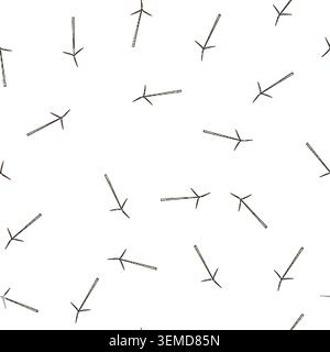 pattern energy wind turbine cartoon vector Stock Vector