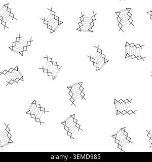 pattern domestic clothes drying rack cartoon vector Stock Vector