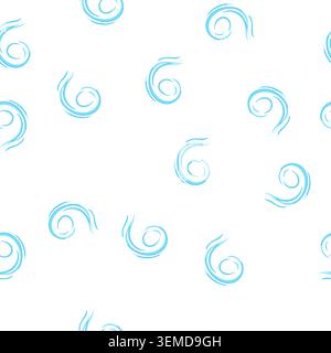 pattern wind gust motion concept representing air flow Stock Vector