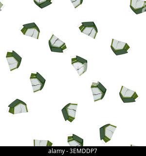 pattern summer tent camp color icon vector Stock Vector