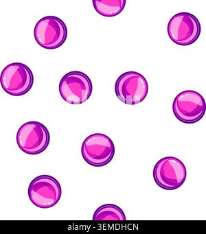 pattern app round game button cartoon vector Stock Vector