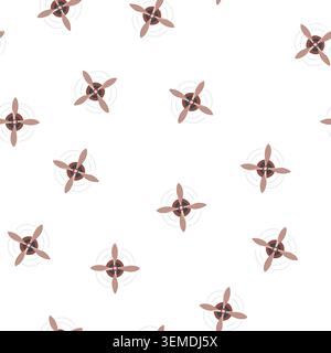 pattern aircraft propeller cartoon vector Stock Vector