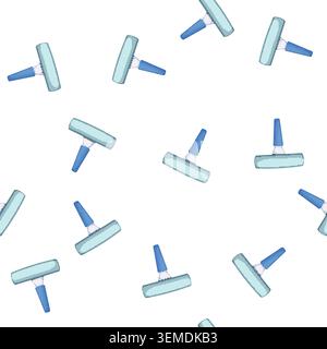pattern clean squeegee glass color icon vector Stock Vector