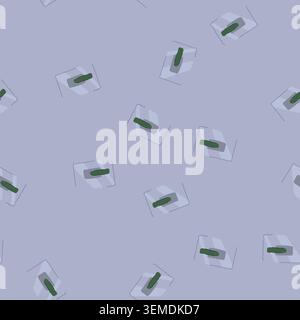 seamless pattern tiles notched trowel cartoon vector Stock Vector