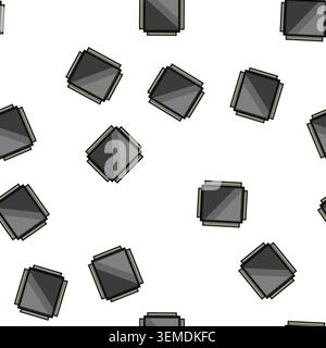 pattern latte microchip cartoon vector Stock Vector