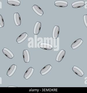 seamless pattern protection ip camera cartoon vector Stock Vector