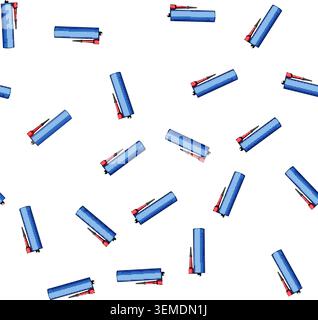pattern Silicone sealant tube with applicator nozzle for construction Stock Vector