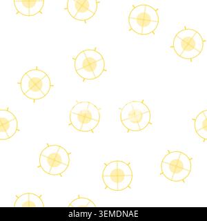 pattern frame futuristic aim cartoon vector Stock Vector
