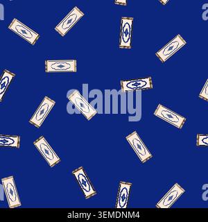 seamless pattern floor wool carpet cartoon vector Stock Vector