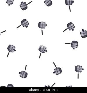pattern making double boiler pan cartoon vector Stock Vector
