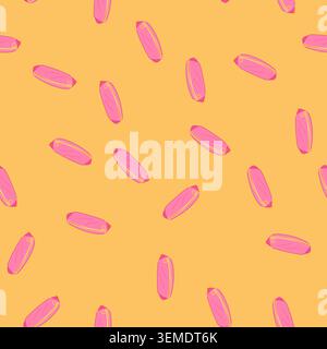 seamless pattern purse waist bag cartoon vector Stock Vector