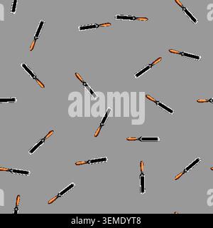 seamless pattern cooking citrus zester cartoon vector Stock Vector
