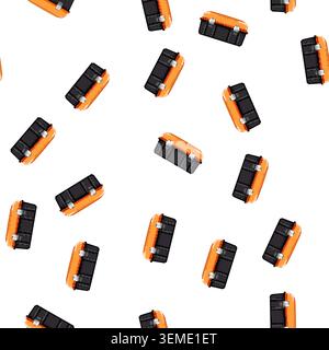 pattern construction toolbox repair cartoon vector Stock Vector