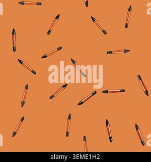 seamless pattern technology interactive whiteboard pen cartoon vector Stock Vector
