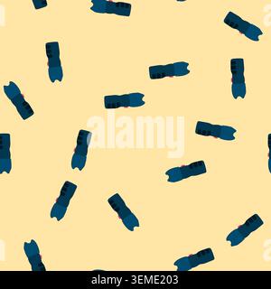 seamless pattern tazer taser gun cartoon vector Stock Vector