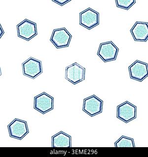 pattern side top view pool cartoon vector Stock Vector