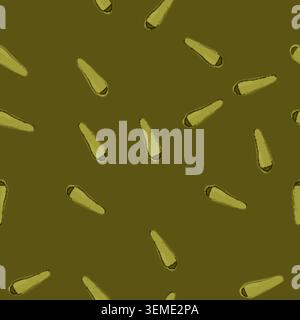 seamless pattern tent bag sleeping color icon vector Stock Vector