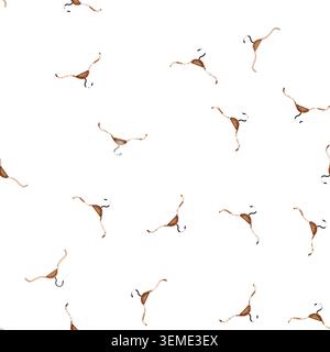 pattern store hanger clothes cartoon vector Stock Vector