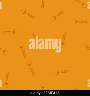 seamless pattern line key cartoon vector Stock Vector