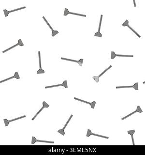 pattern mallet brick chisel cartoon vector Stock Vector