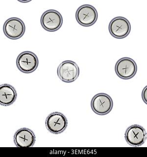 pattern watch wall clock cartoon vector Stock Vector
