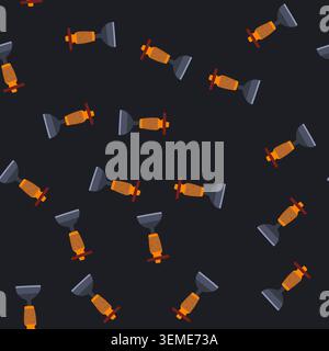 seamless pattern hard brick chisel cartoon vector Stock Vector