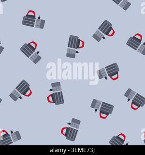 seamless pattern air vacuum pump cartoon vector Stock Vector