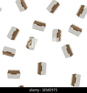pattern calender desk organizer cartoon vector Stock Vector