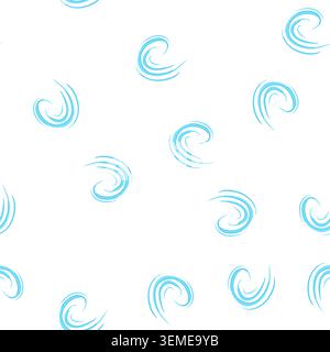 pattern wind gust lines representing motion and speed Stock Vector