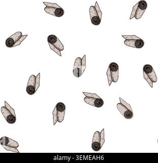 pattern texture wool carpet cartoon vector Stock Vector