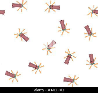 pattern nature mill farm cartoon vector Stock Vector