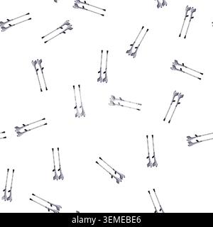 pattern health crutch medical cartoon vector Stock Vector