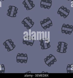 seamless pattern object door hinge cartoon vector Stock Vector