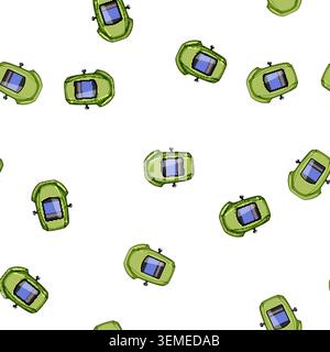pattern machine helmet welding cartoon vector Stock Vector