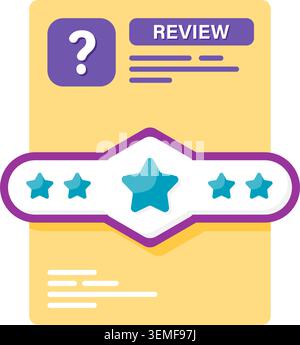 product reviews and customer feedback, digital marketplace Stock Vector