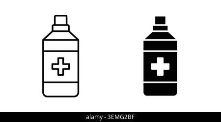 Medical pump icon Illustration designs pack for Web. Stock Vector