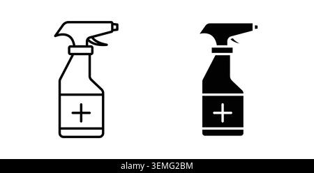 medical pump spray icon Illustration designs pack for Web. Stock Vector