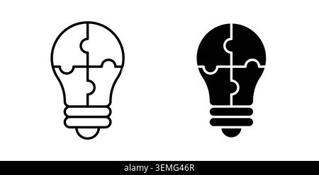 Problem solving icon Illustration designs pack for Web. Stock Vector