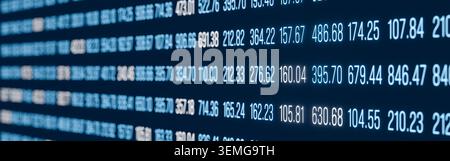 Big data processing, running figures on a screen, deep learning, artifial intelligence. Big data processing, running figures on a screen, deep learnin Stock Photo