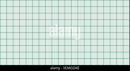Seamless blueprint grid pattern, mathematical square coordinate paper texture . Stock Vector