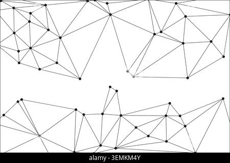 Artistic representation of neural networks and complex brain structures. Stylized line art for medical and scientific contexts. Elegant vector drawing Stock Vector