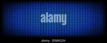 Blue pixel screen pattern. LED TV screen background. LCD display grid dots wallpaper. Glowing diode pixels videowall concept. Projector or television monitor texture backdrop. Vector wallpaper Stock Vector