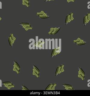seamless pattern bedroom man slippers cartoon vector Stock Vector