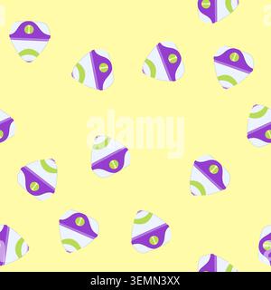 seamless pattern cleaner humidifier air cartoon vector Stock Vector