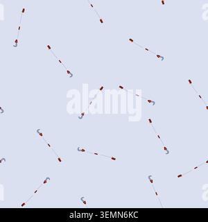 seamless pattern large grabber tool cartoon vector Stock Vector