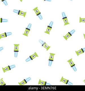 pattern motor smoothie blender cartoon vector Stock Vector