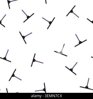 pattern window squeegee glass color icon vector Stock Vector