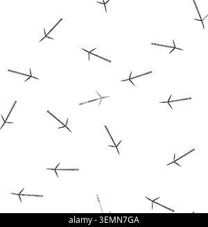 pattern power wind turbine cartoon vector Stock Vector